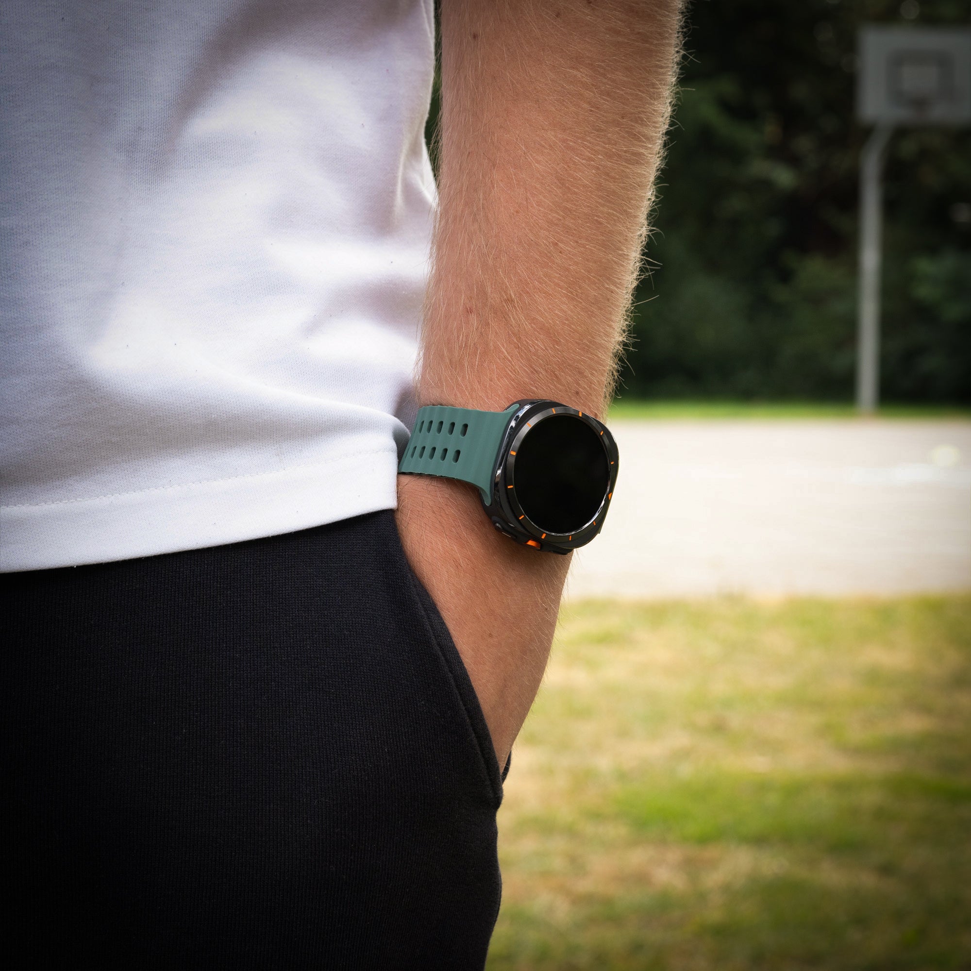 Samsung Galaxy Watch Ultra Ocean Strap (Dark Green)