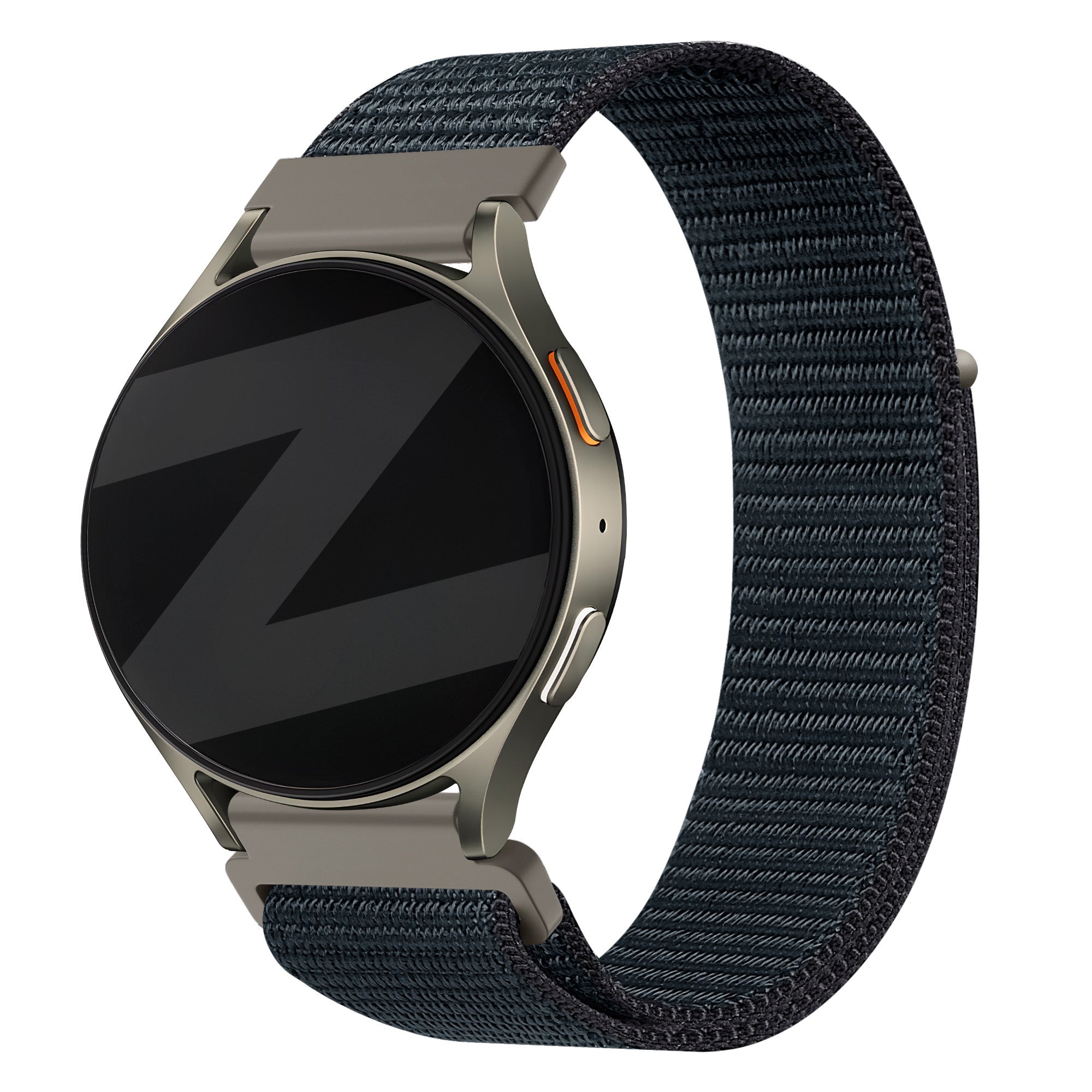 Bandz Samsung Galaxy Watch 7 - 44mm Nylon Strap 'Easy Fit' (Greyblue)