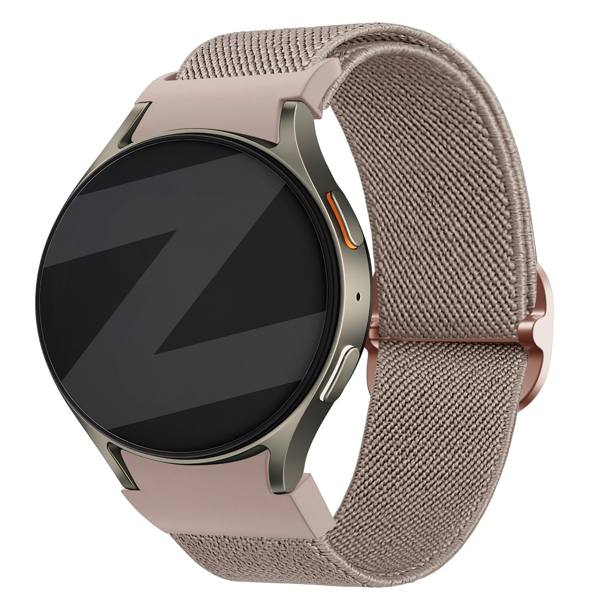 Bandz Samsung Galaxy Watch 4 Classic 42mm Elastic Strap 'Easy Fit' (Milk Tea)