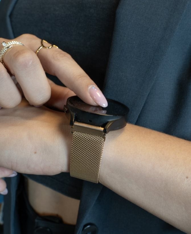 Correa milanesa Galaxy Watch Active (oro rosa)