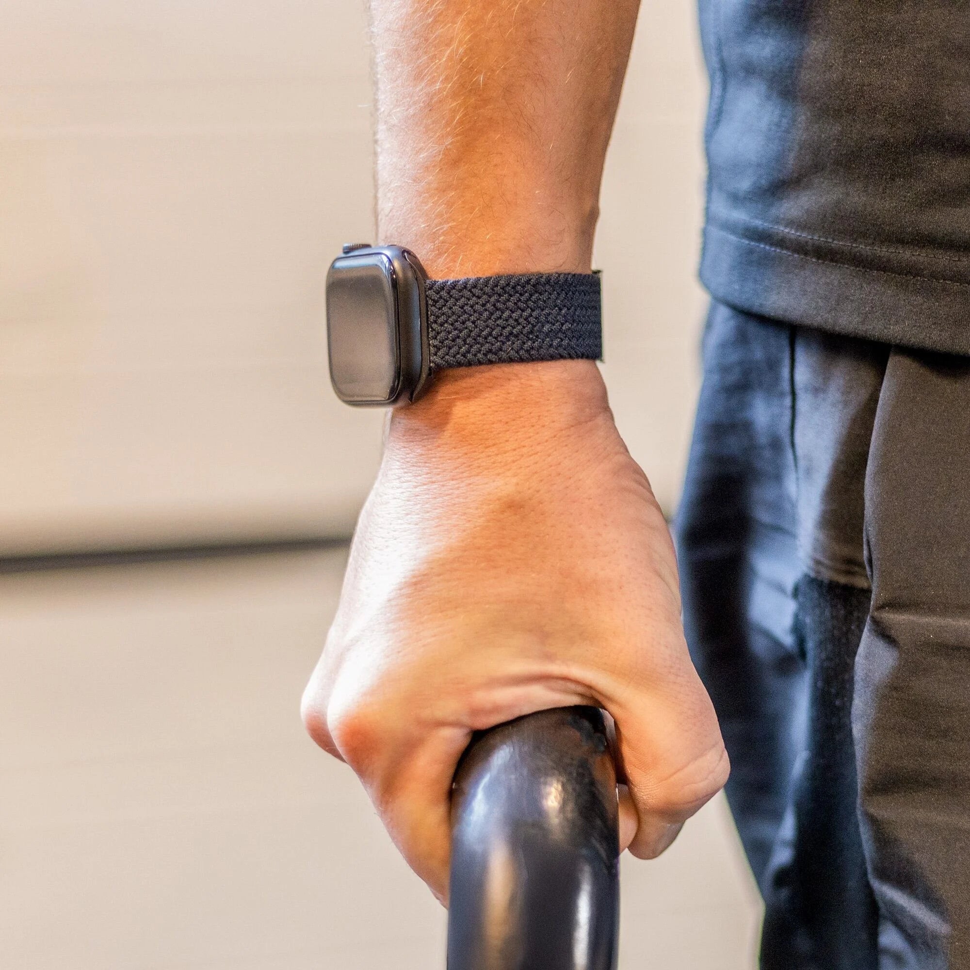 Correa trenzada Apple Watch (carbón)