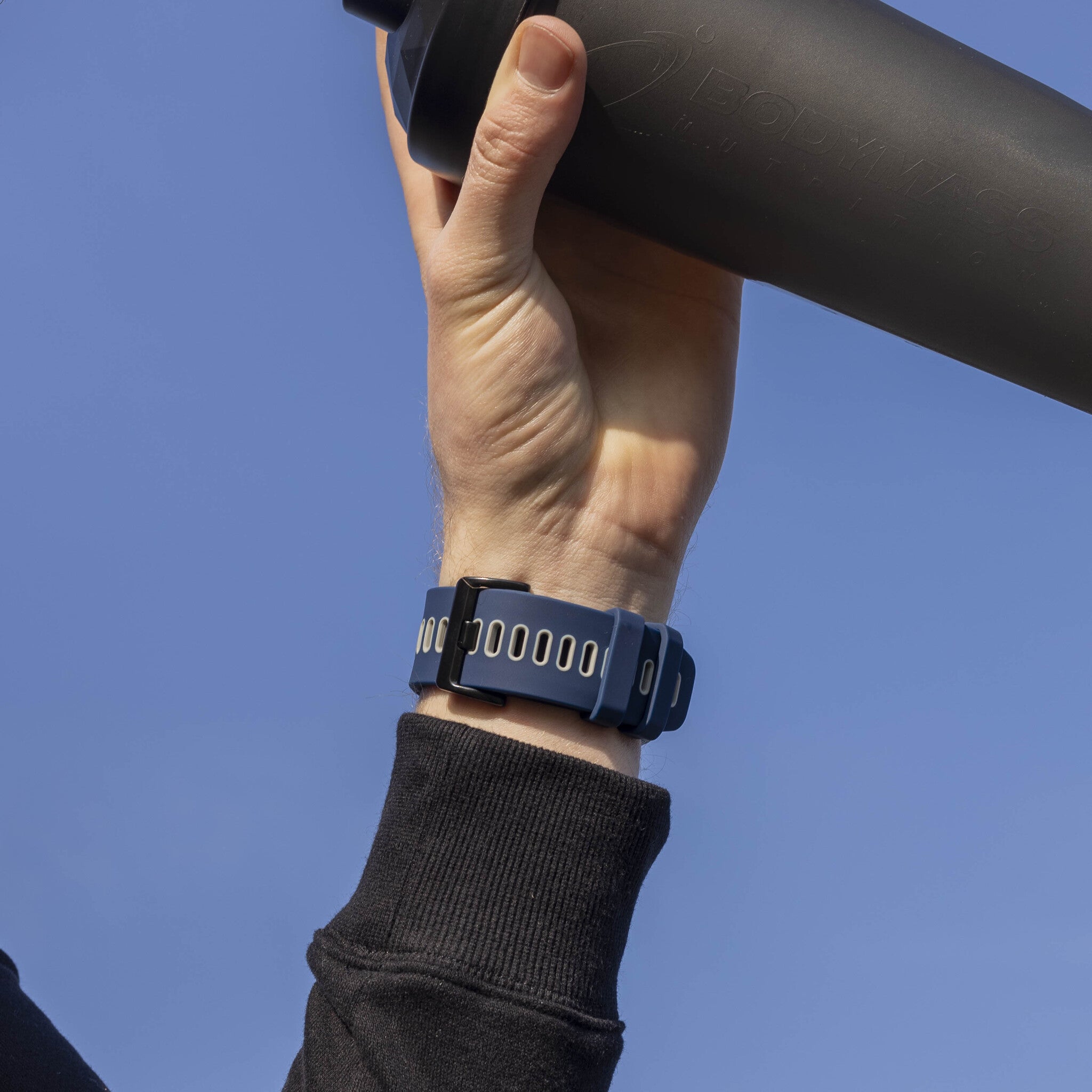 Correa deportiva con hebilla Garmin Quatix 8 - 51mm (azul/gris)