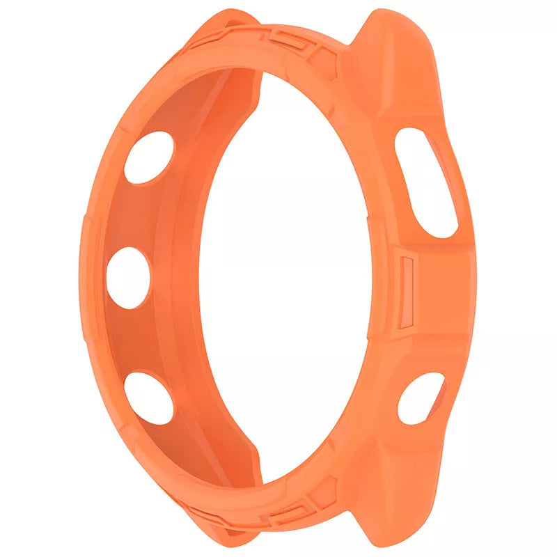 Funda TPU robusta Garmin Forerunner 965 (naranja)