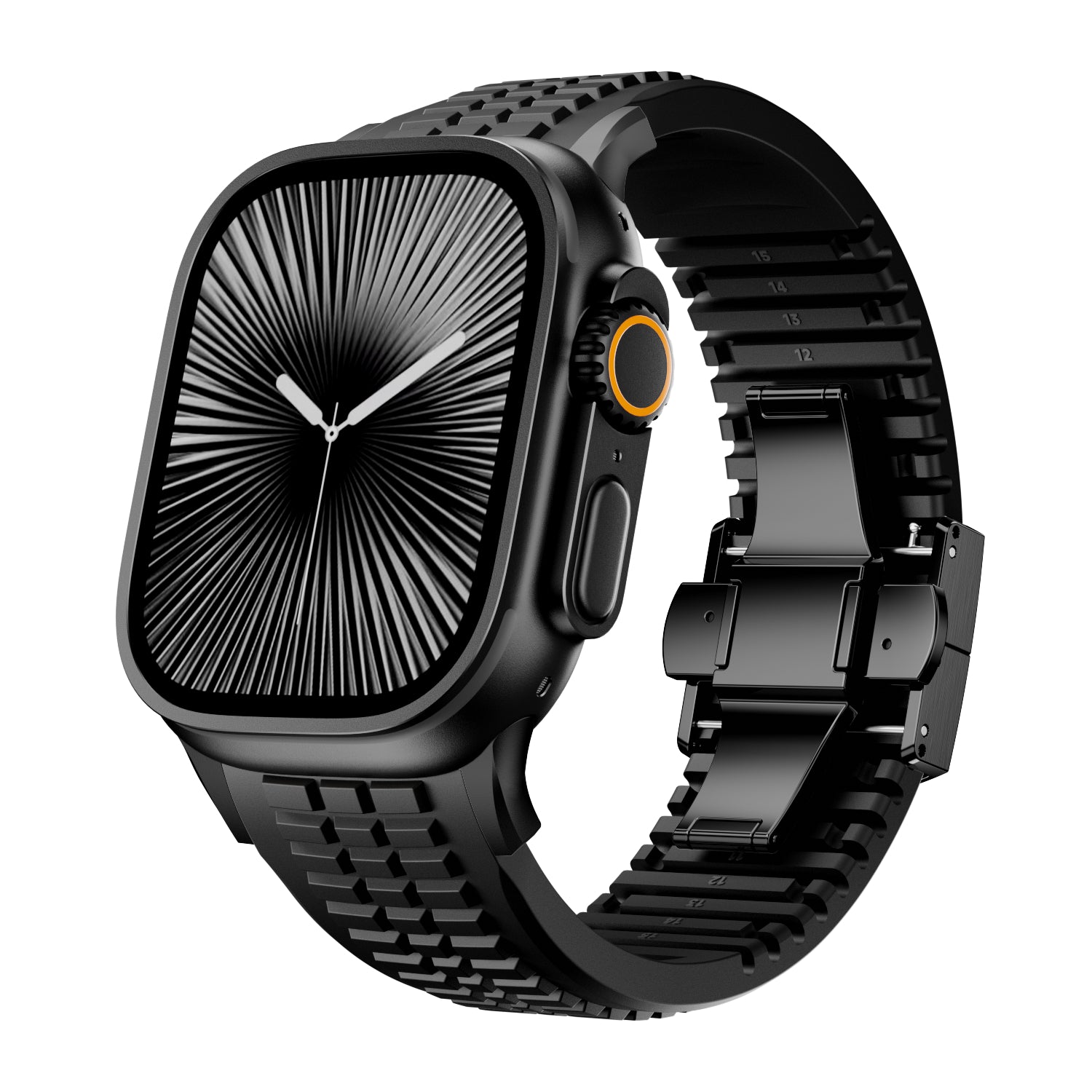 Apple Watch Premium Silicone Strap (Black)