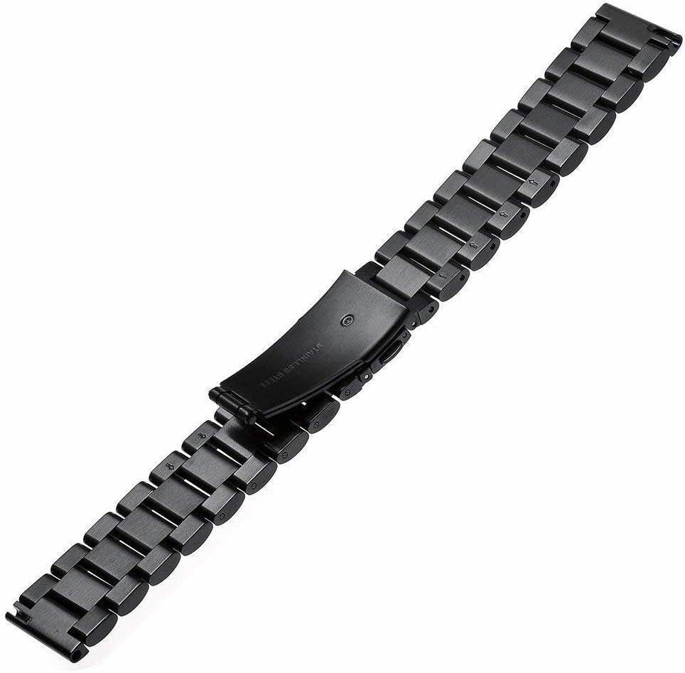 Correa acero Garmin Vivoactive 4 (negro)