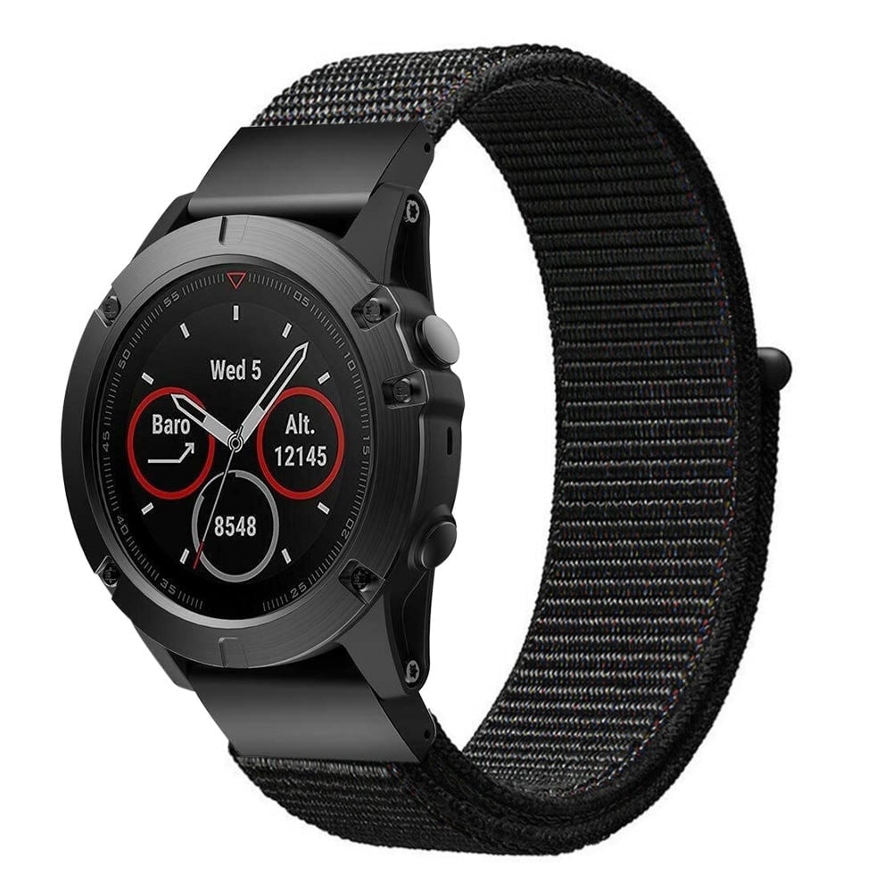 Correa nylon Garmin Descent Mk3(i) - 43mm (negro)