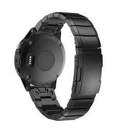 Correa de metal Garmin Instinct E - 45mm (negra)
