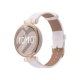 Garmin Lily Leather Strap (White)