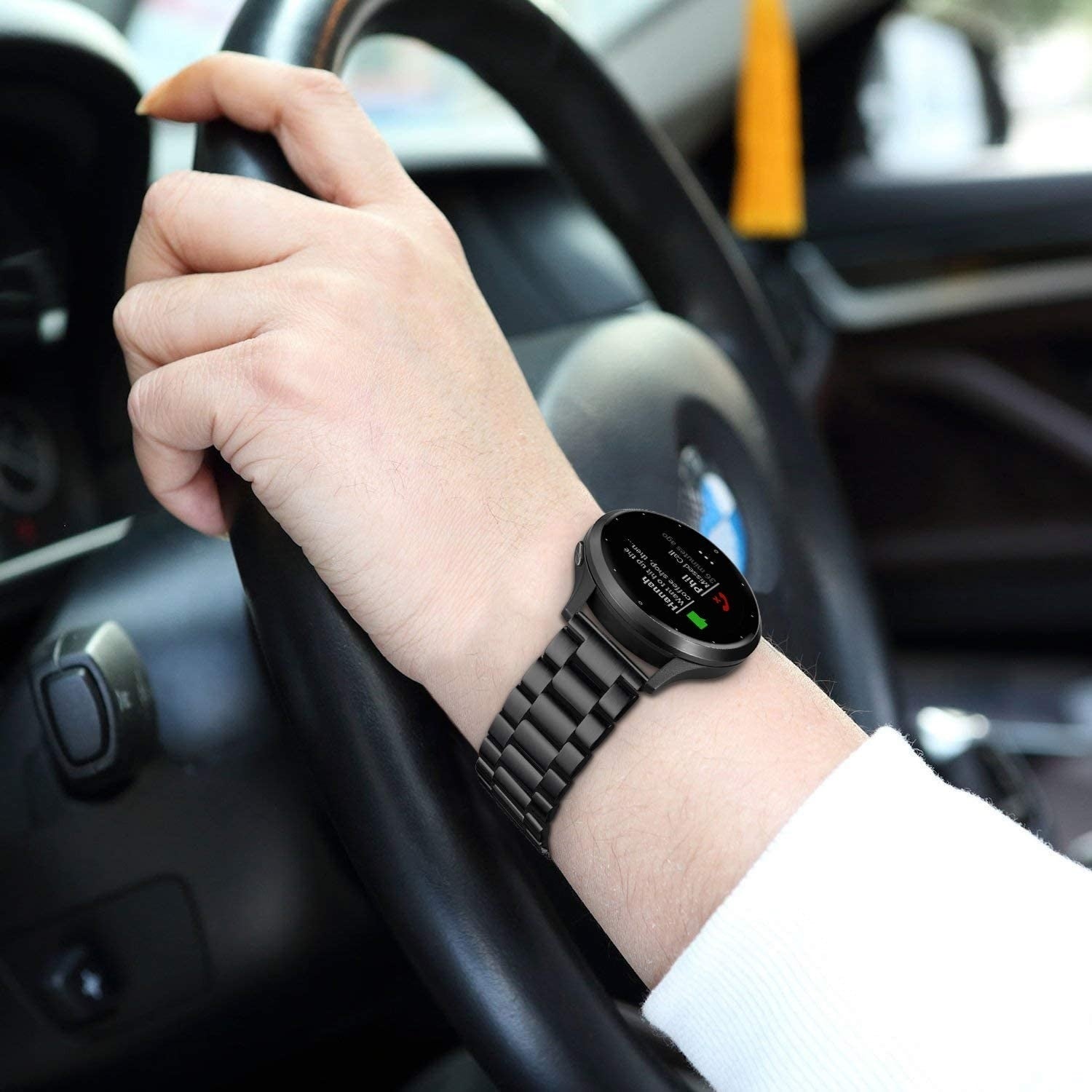 Correa acero Fossil Gen 4 Venture HR (negro)