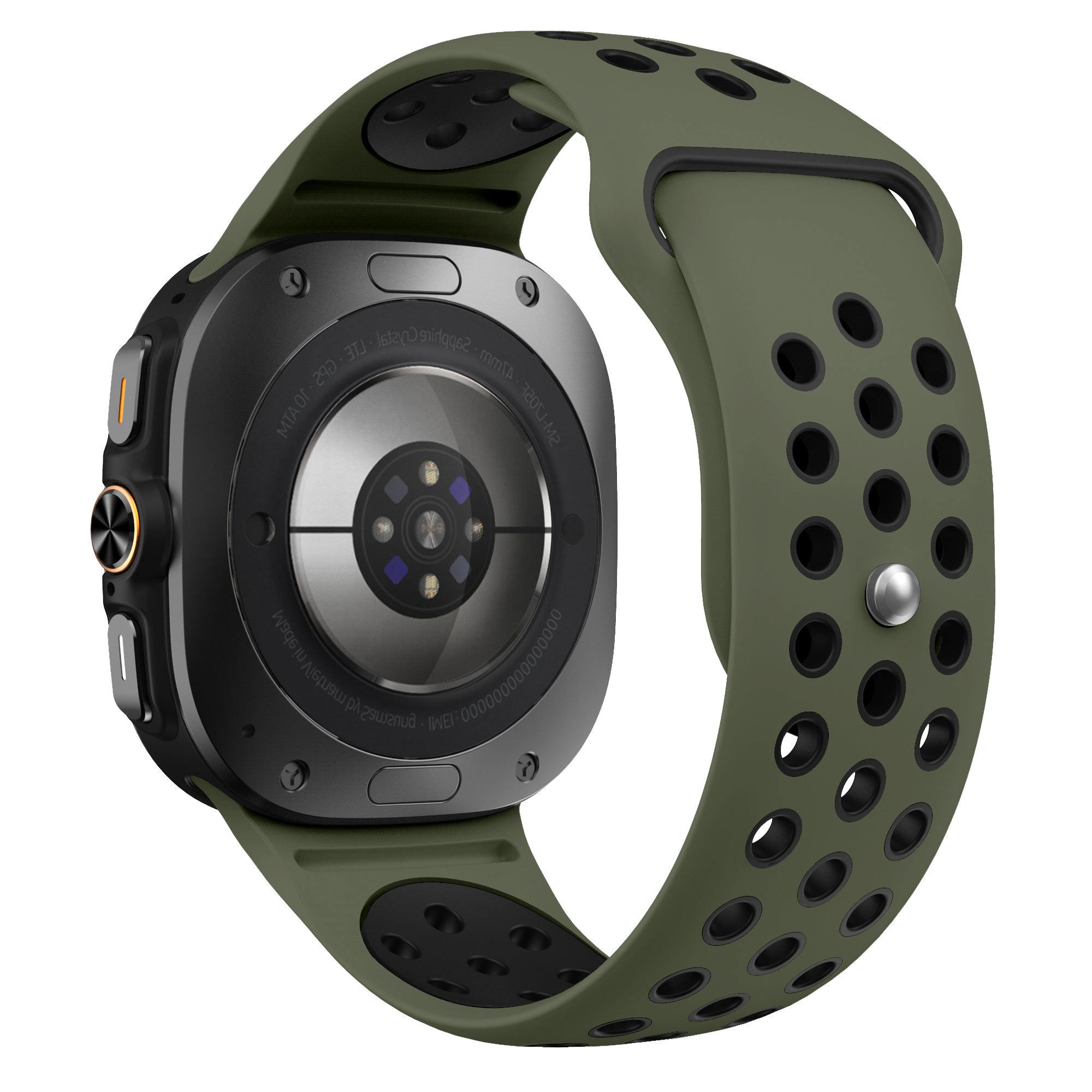 Correa deportiva Samsung Galaxy Watch Ultra (verde militar/negro)