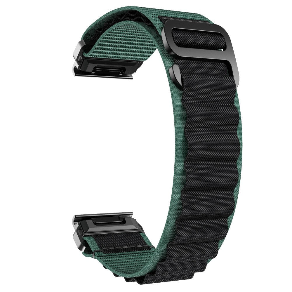 Garmin Forerunner 955 Alpine Nylon Strap (Green/Black)