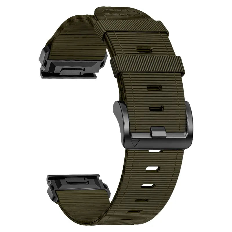 Bracelet nylon premium con hebilla Garmin Quatix 8 Pro - 47mm (verde)