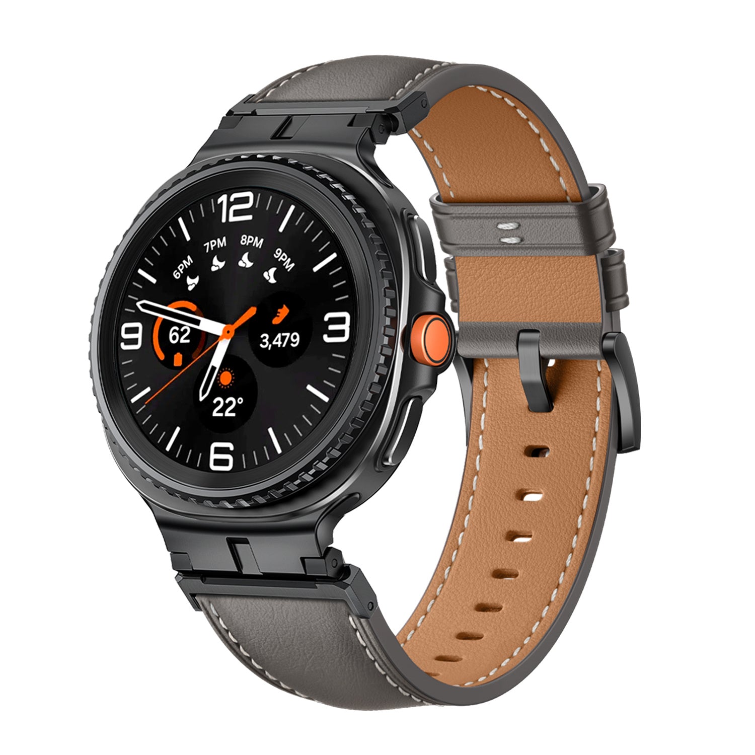 Correa cuero Premium Samsung Galaxy Watch 8 - 40mm (gris)