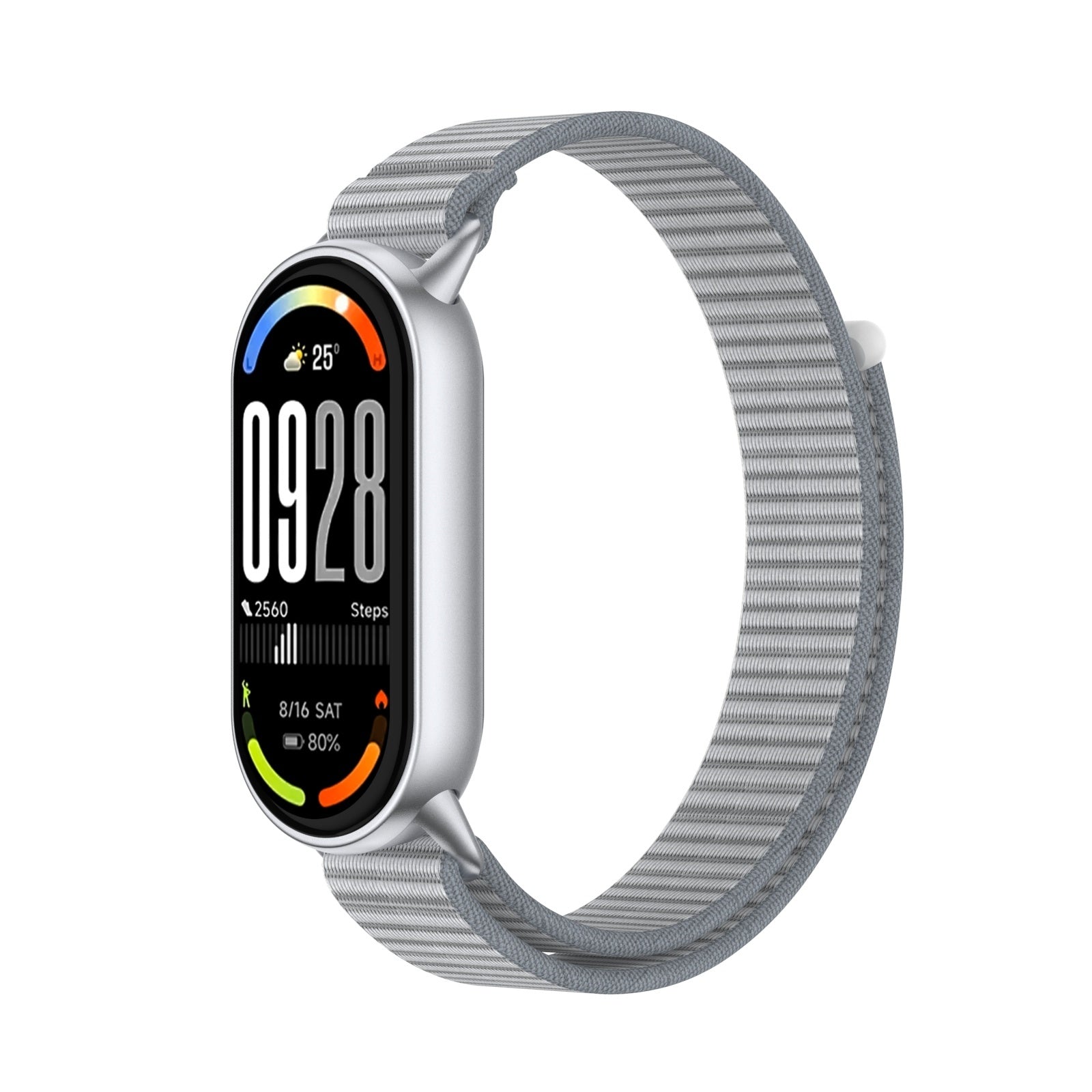 Correa nylon moderna Xiaomi Smart Band 9 (gris)