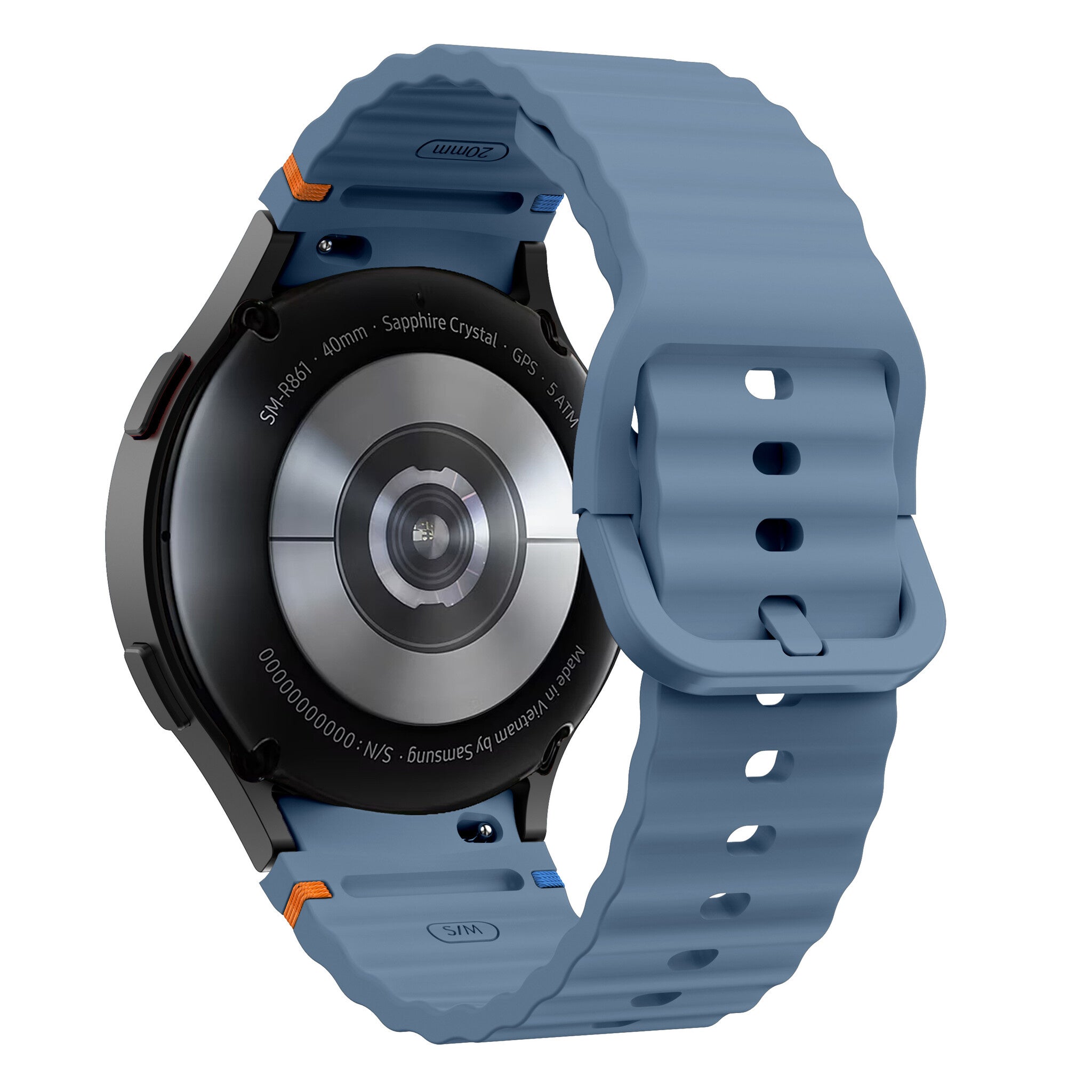 Samsung Galaxy Watch 4 44mm Wave Strap (Greyblue)