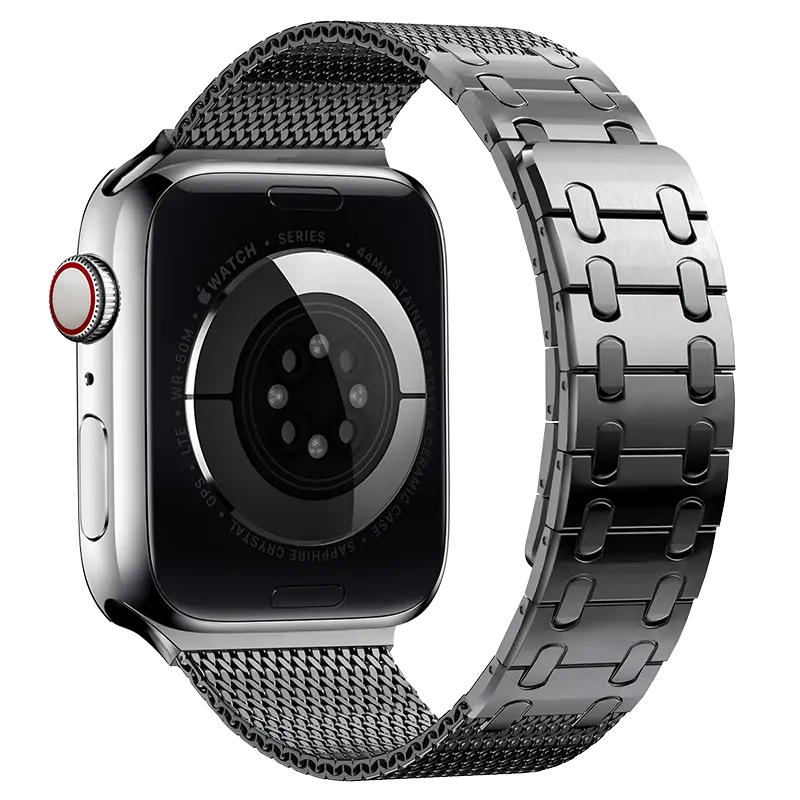 Correa milanesa sólida Apple Watch (grafito)
