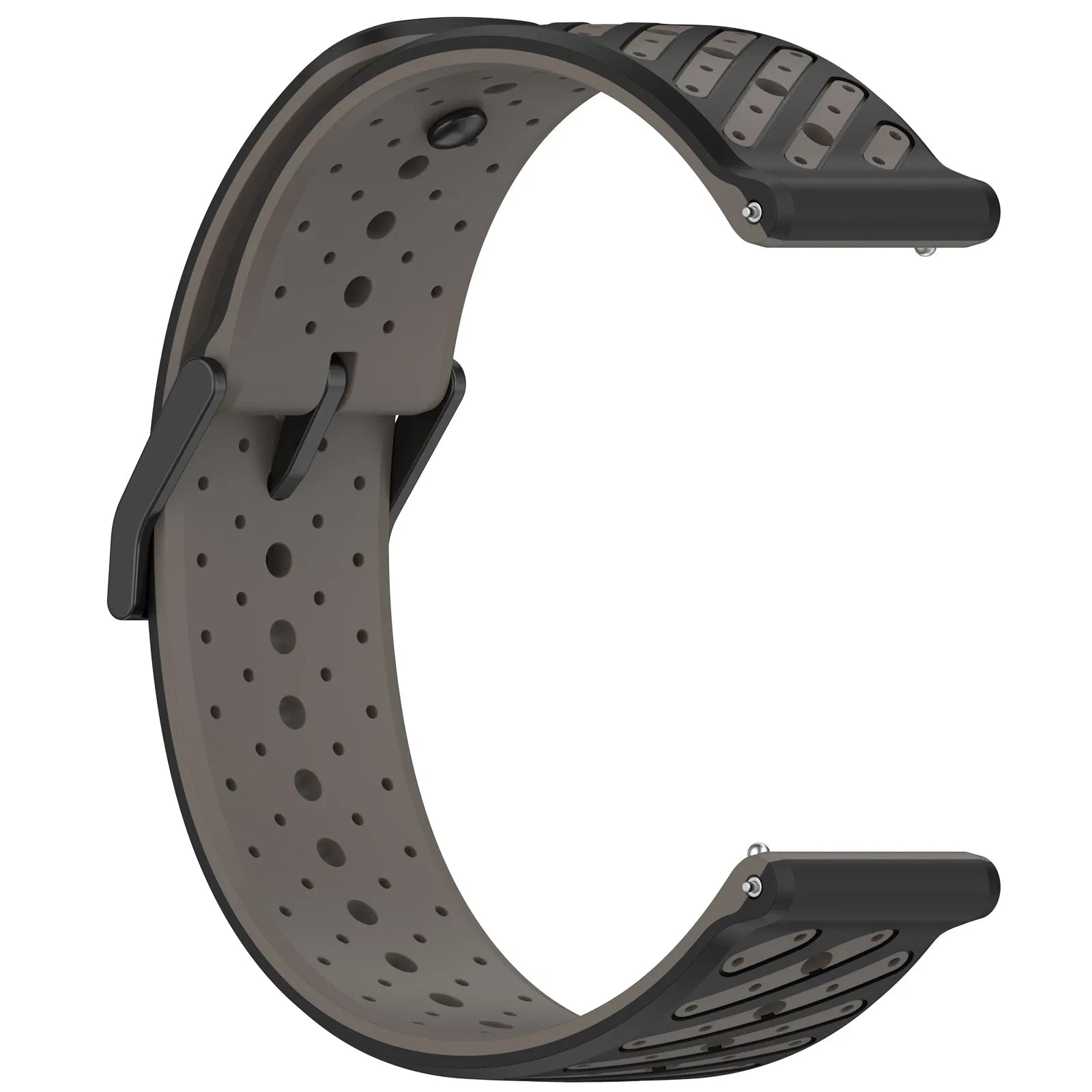 Correa silicona a rayas Gard Pro Health Smartwatch 2 (gris)