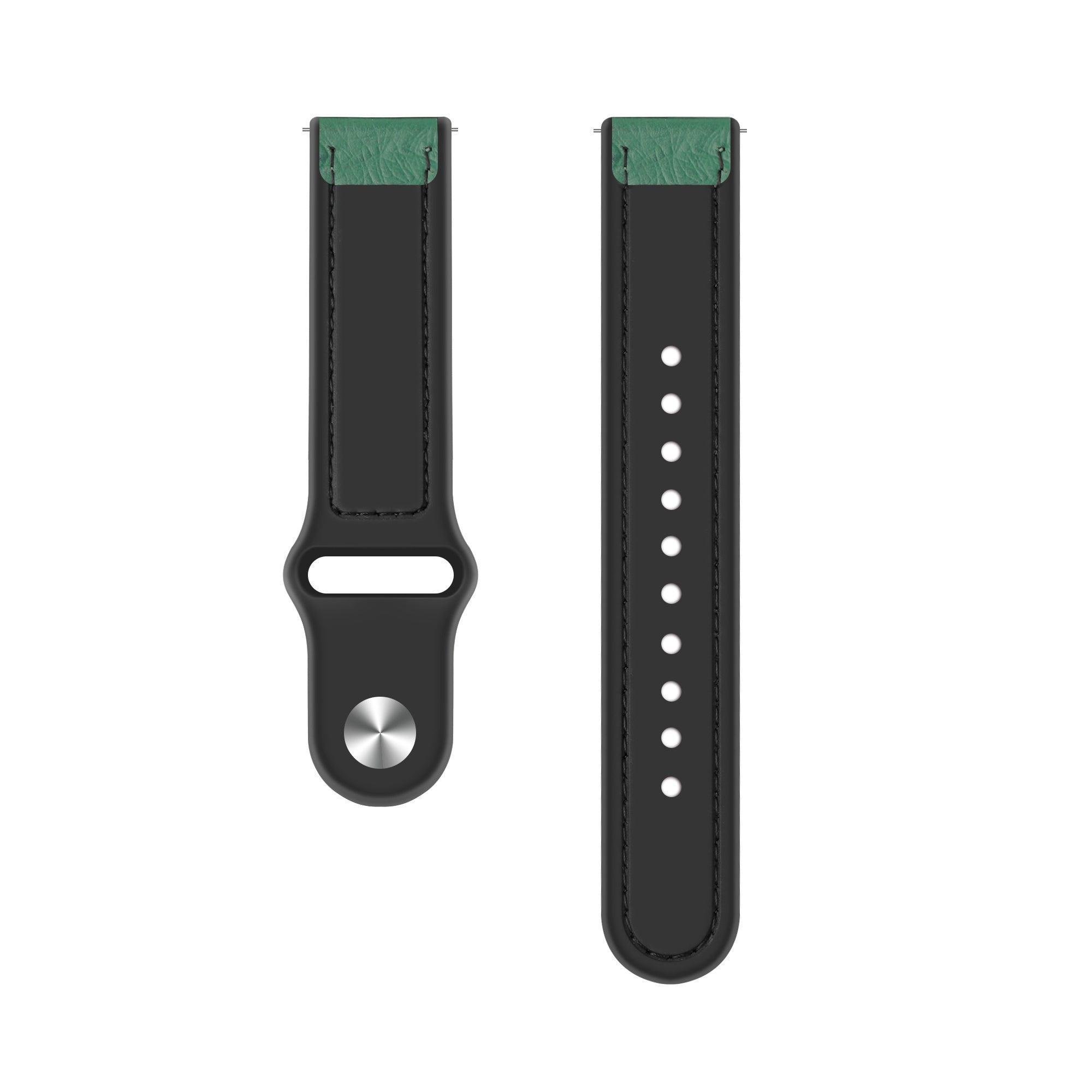 Suunto Vertical Leather Hybrid Strap (Green)