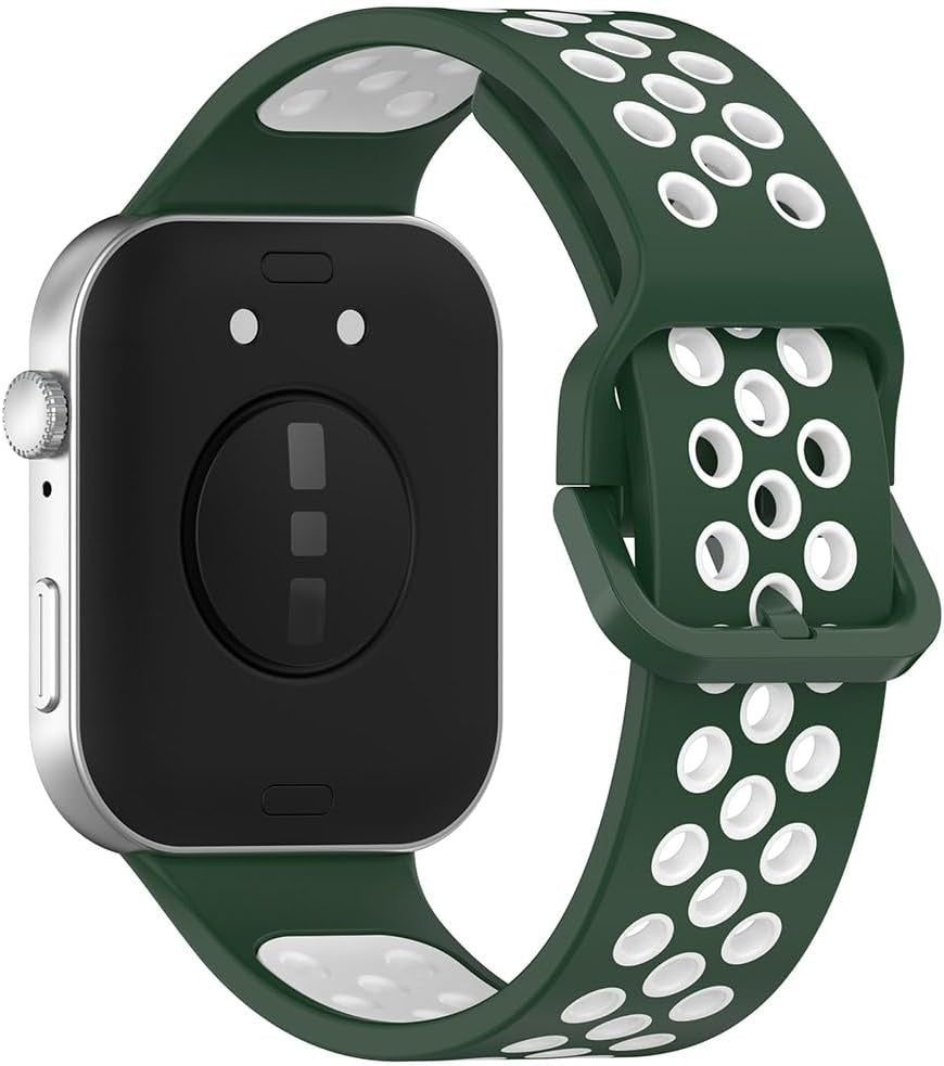 Correa deportiva Huawei Watch Fit 4 (verde/blanco)