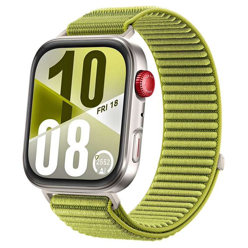 Huawei Watch Fit 4 Nylon Wave Strap (Green)