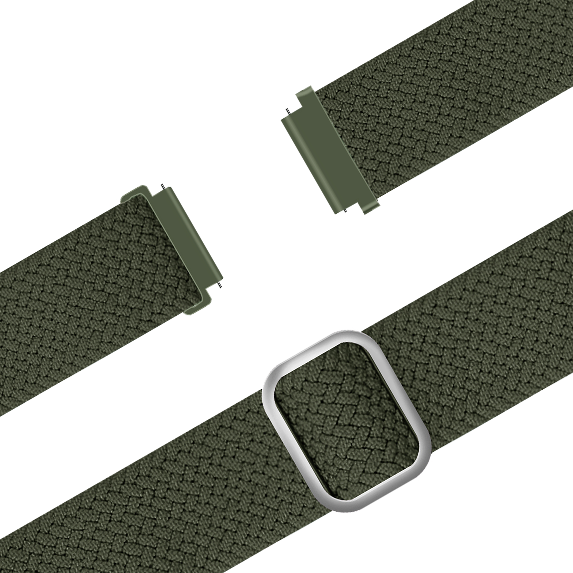 Bandz Correa trenzada ajustable Garmin Venu 2s (verde)