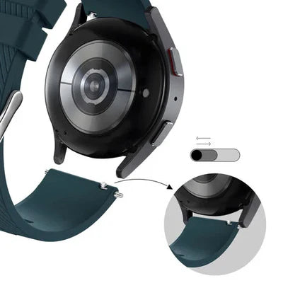 Bandz Huawei Watch GT 2 46mm Silicone Strap 'Deluxe' (Dark Green)