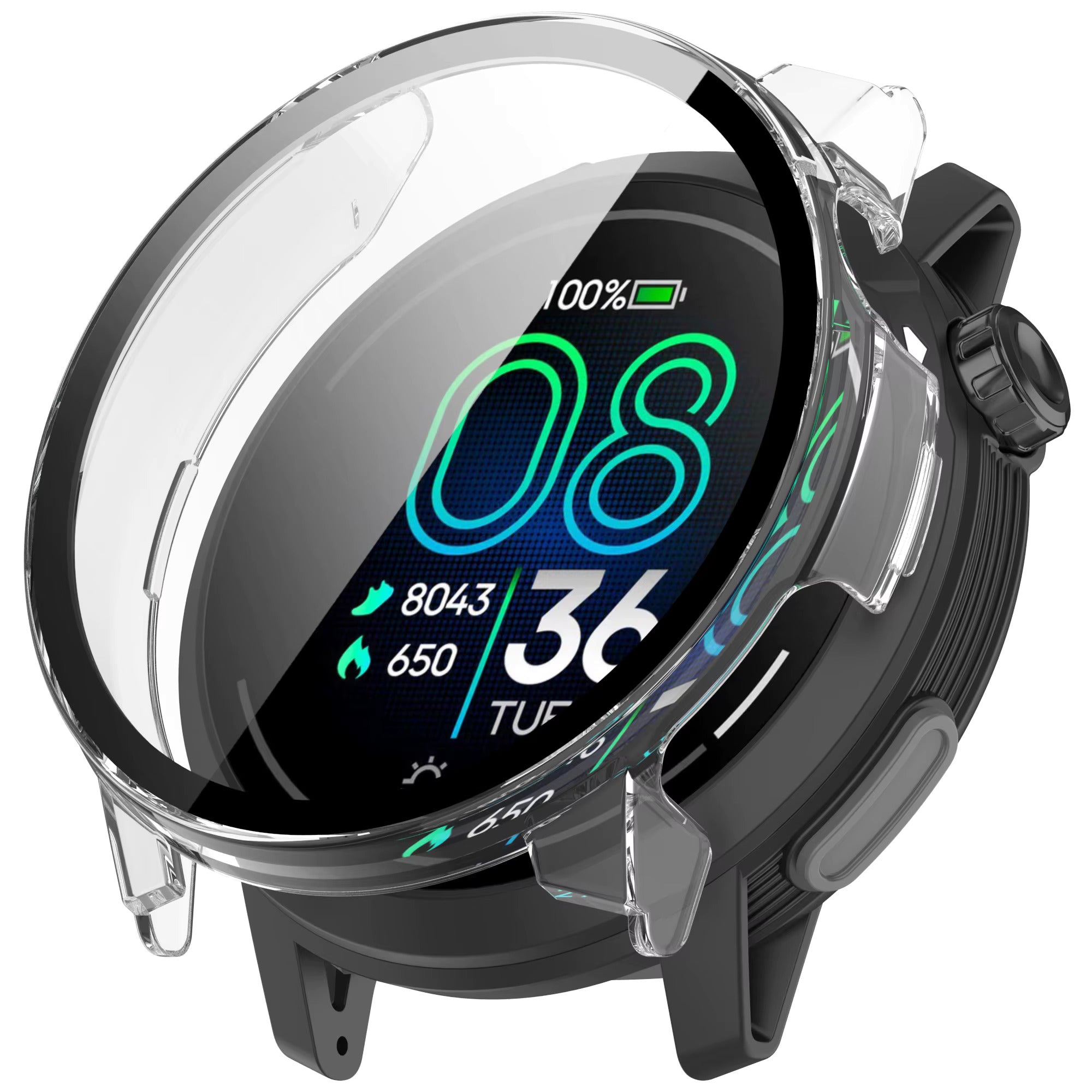 Funda rígida Coros Pace Pro con cristal (transparente)