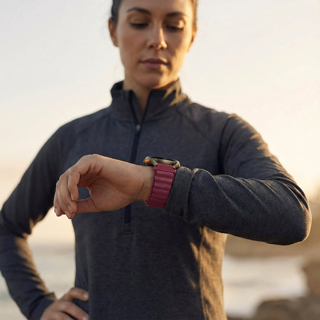 Bandz Correa nylon Alpine Polar Ignite (rosa-rojo)