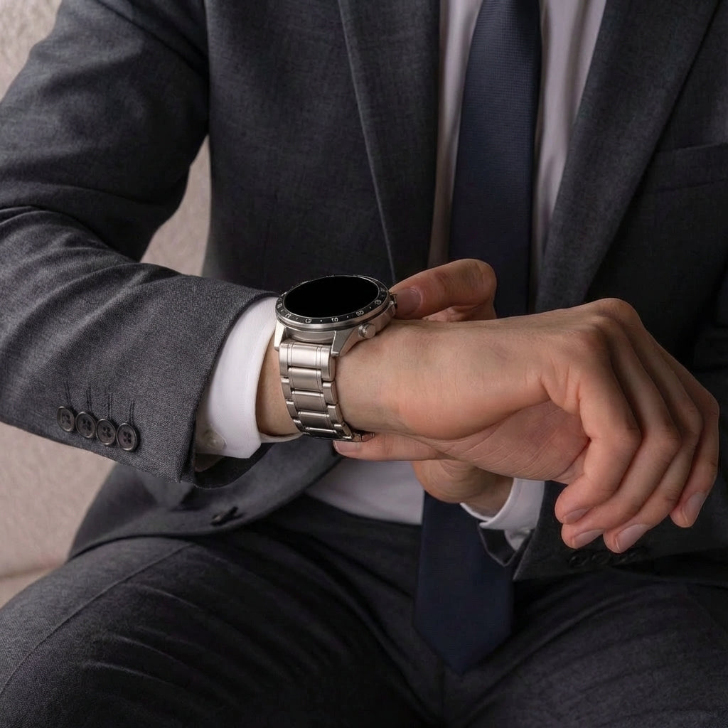 Garmin Fenix 8 - 47mm Premium Titanium Strap (Titanium)