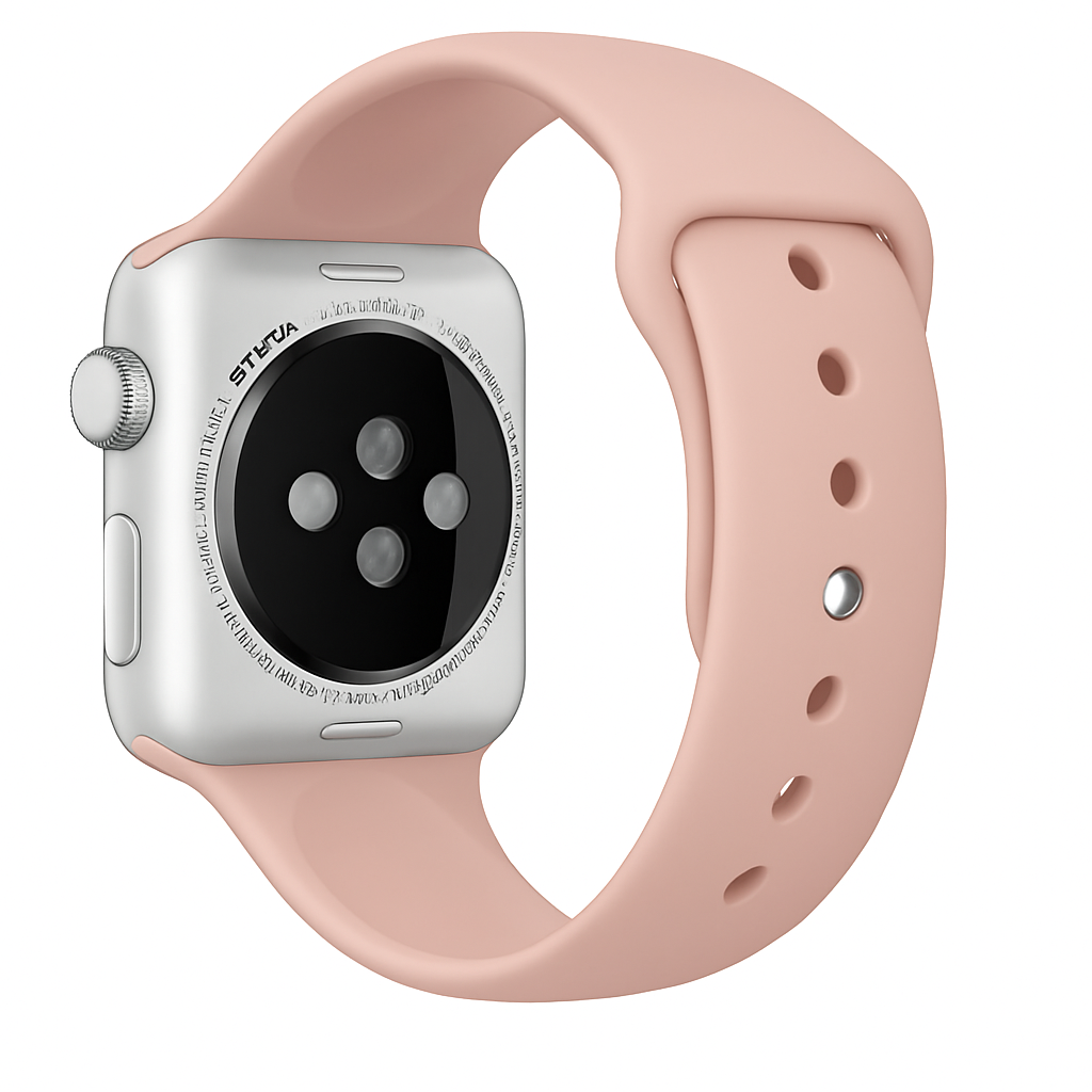 Apple Watch Silicone Strap (Baby Pink)