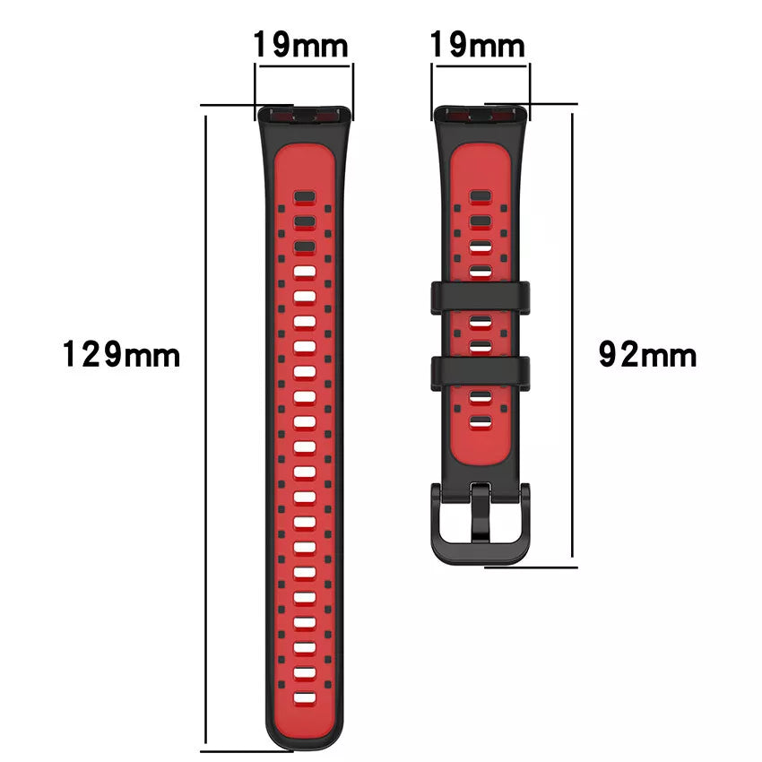 Huawei Band 9 Sport Strap (Black/Red)