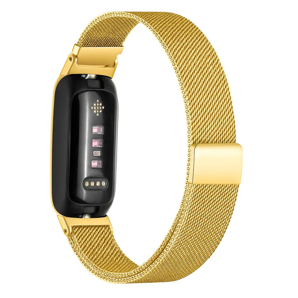 Correa milanesa Fitbit Inspire 3 (dorado)