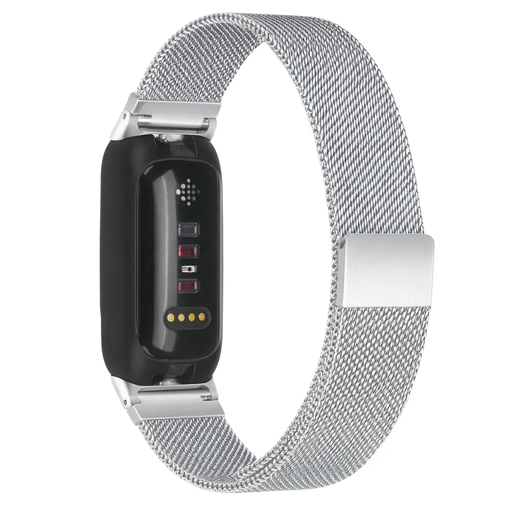 Correa milanesa Fitbit Inspire 3 (plata)