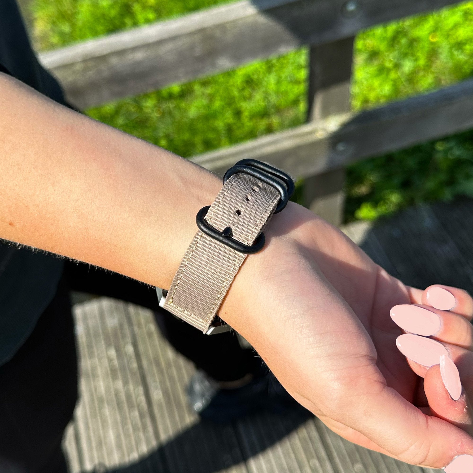 Correa nylon con hebilla Samsung Galaxy Watch 4 - 40mm (kaki)