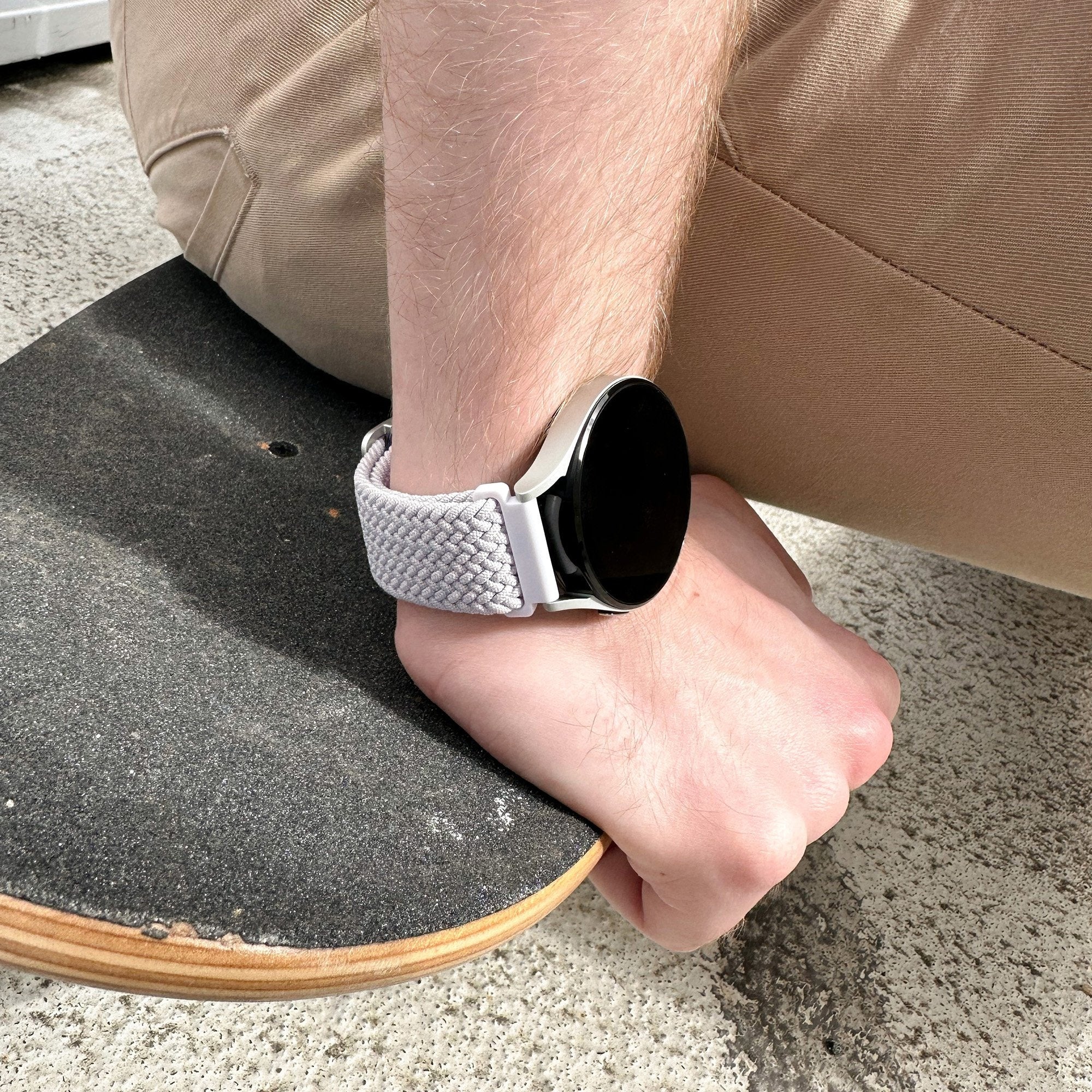 Suunto Run Adjustable Braided Strap (White)