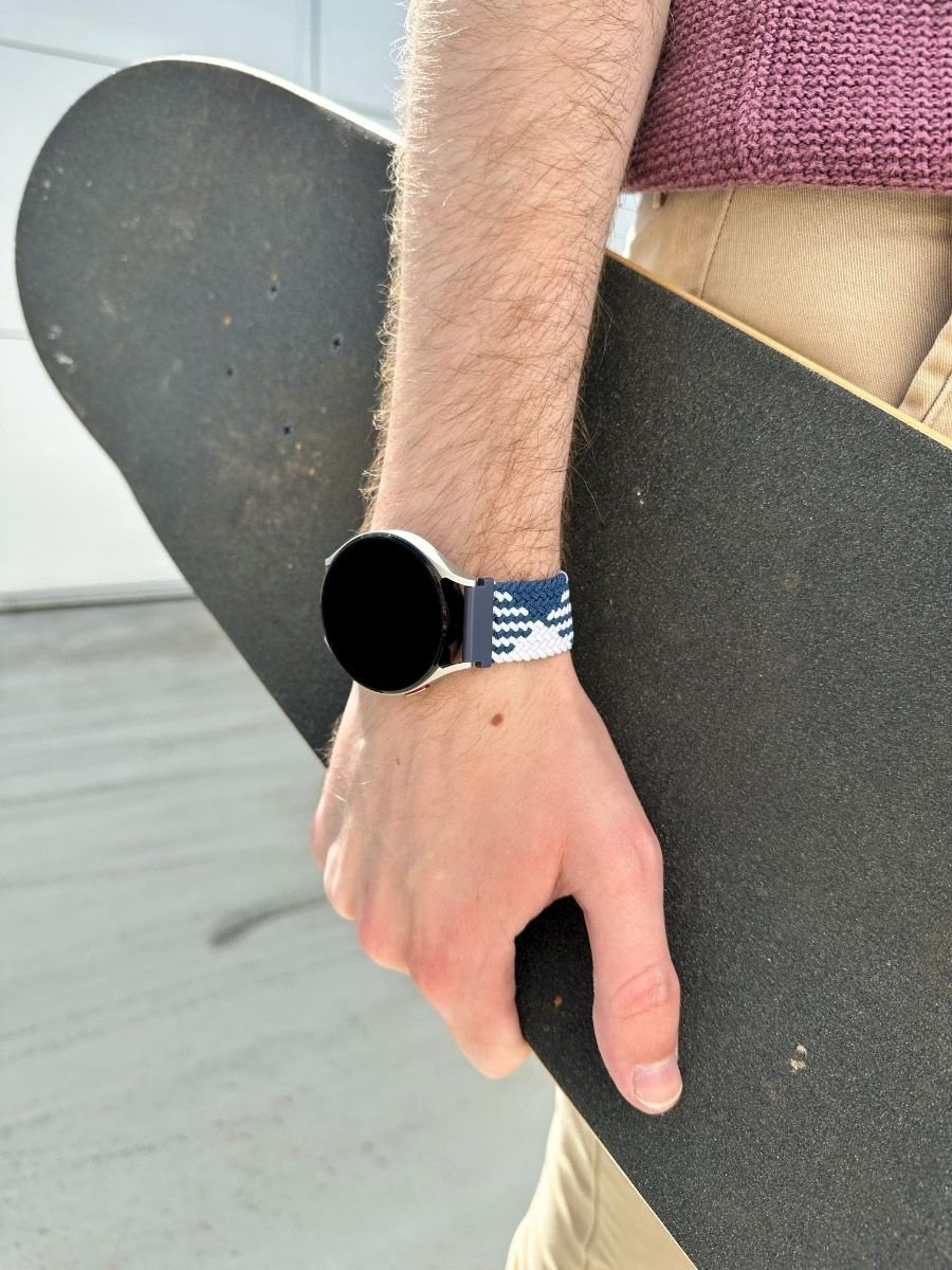 Correa tejida ajustable Redmi Watch 5 Active (azul/blanco)