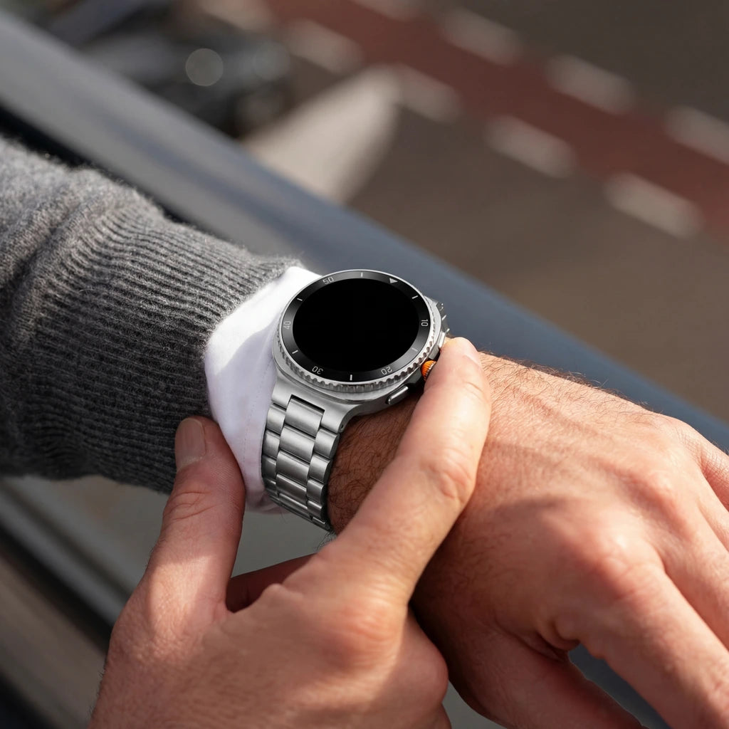 Correa acero Samsung Galaxy Watch 8 - 44mm (plateado)