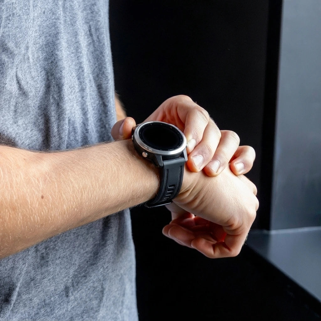 Correa silicona Garmin Fenix 5s/6s (negra)