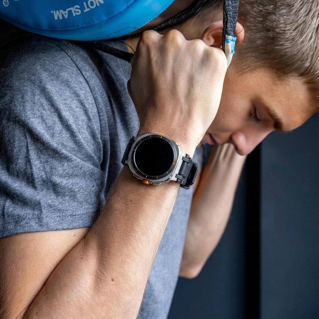 Samsung Galaxy Watch Ultra 'Explorer' TPU Strap (Black with Black)