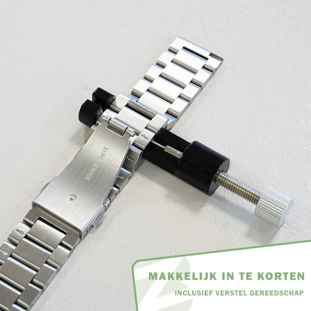 Bandz Correa acero 'Clásico' Huawei Watch GT 5 46mm (negro)