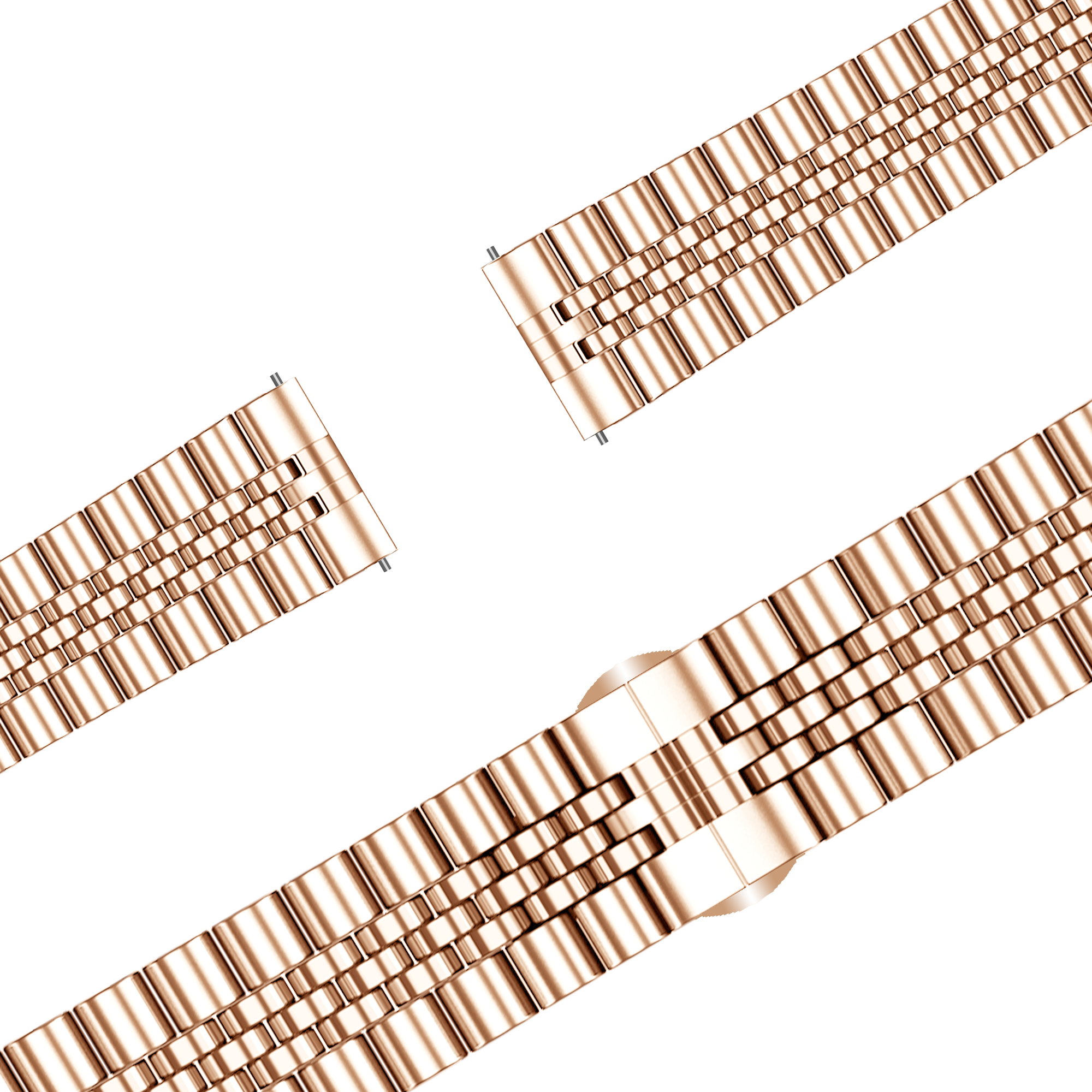 Bandz Correa acero 'Jubilee' Garmin Venu 3s (rosa dorado)