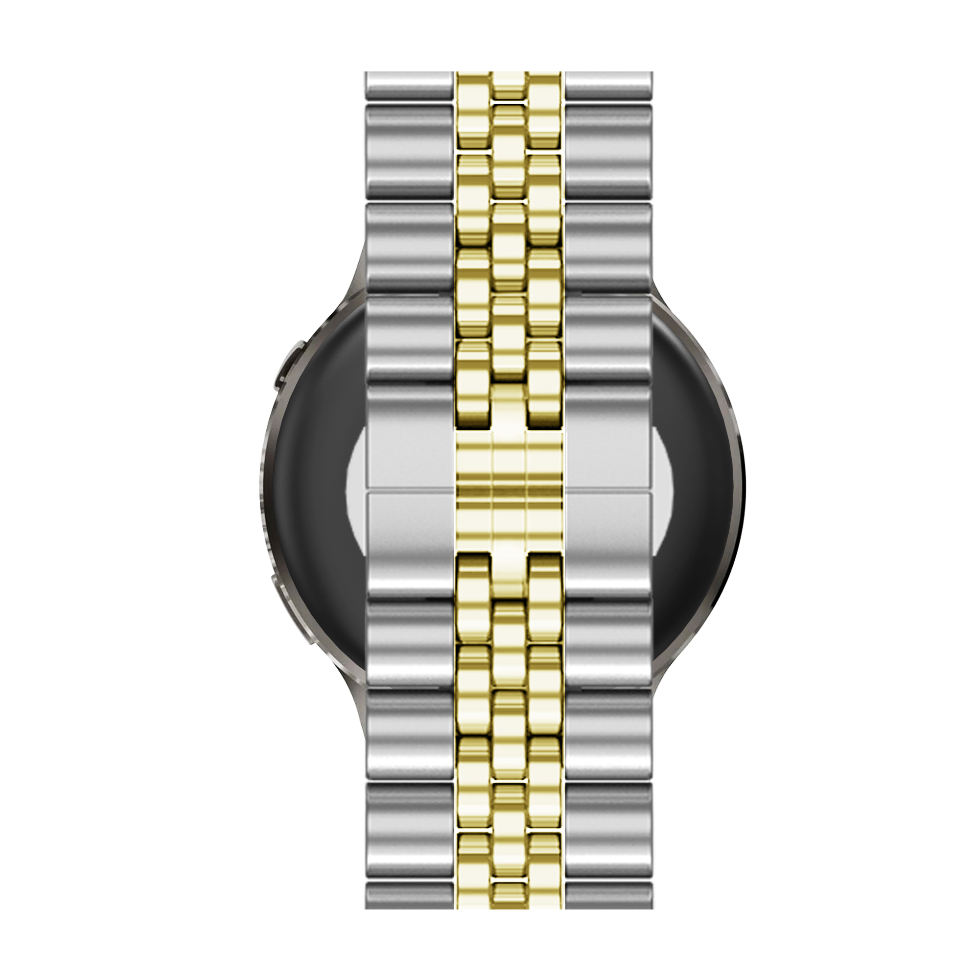 Bandz Garmin Vivomove 3s Steel Strap 'Jubilee' (Silver/Gold)