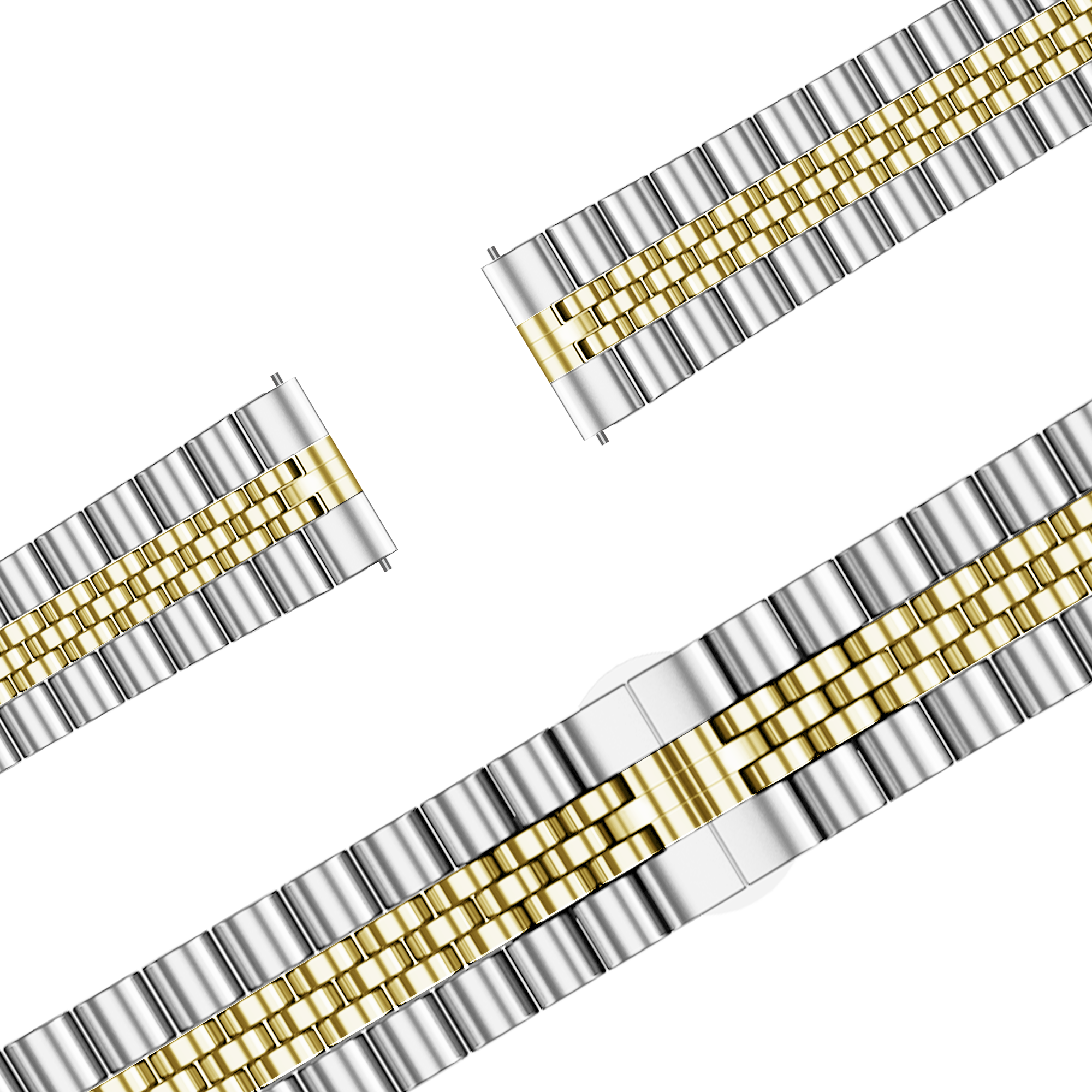 Bandz Correa acero 'Jubilee' Garmin Vivomove 3s (plateado/dorado)