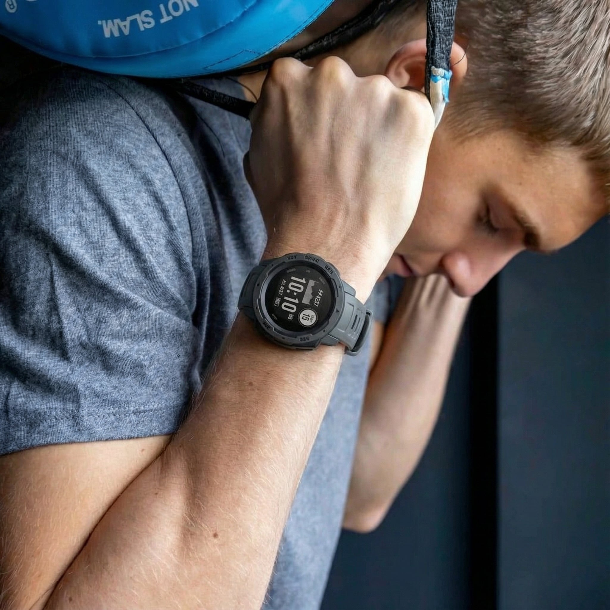 Garmin Instinct 1/2 Silicone Strap (Grey)