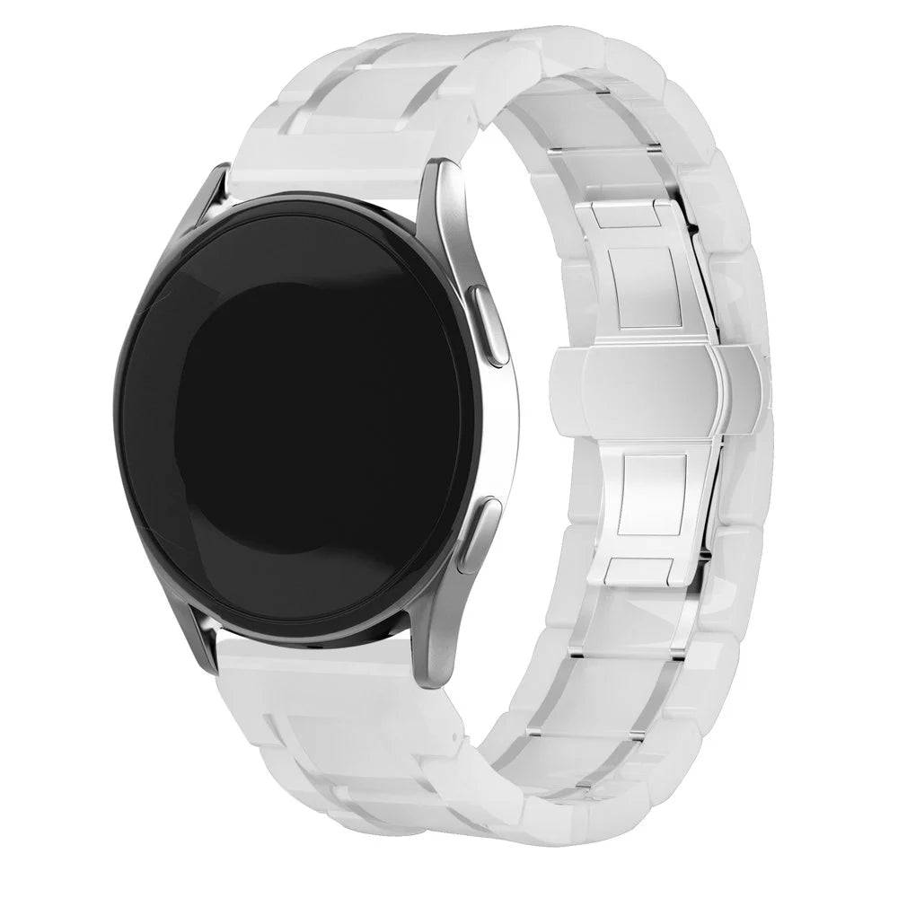 OnePlus Watch 3 - 43mm Ceramic Link Strap (White/Silver)