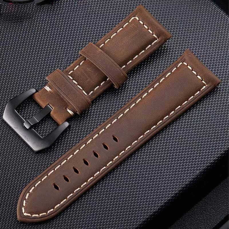 TicWatch Pro 5 Enduro Leather Strap (Coffee Brown)