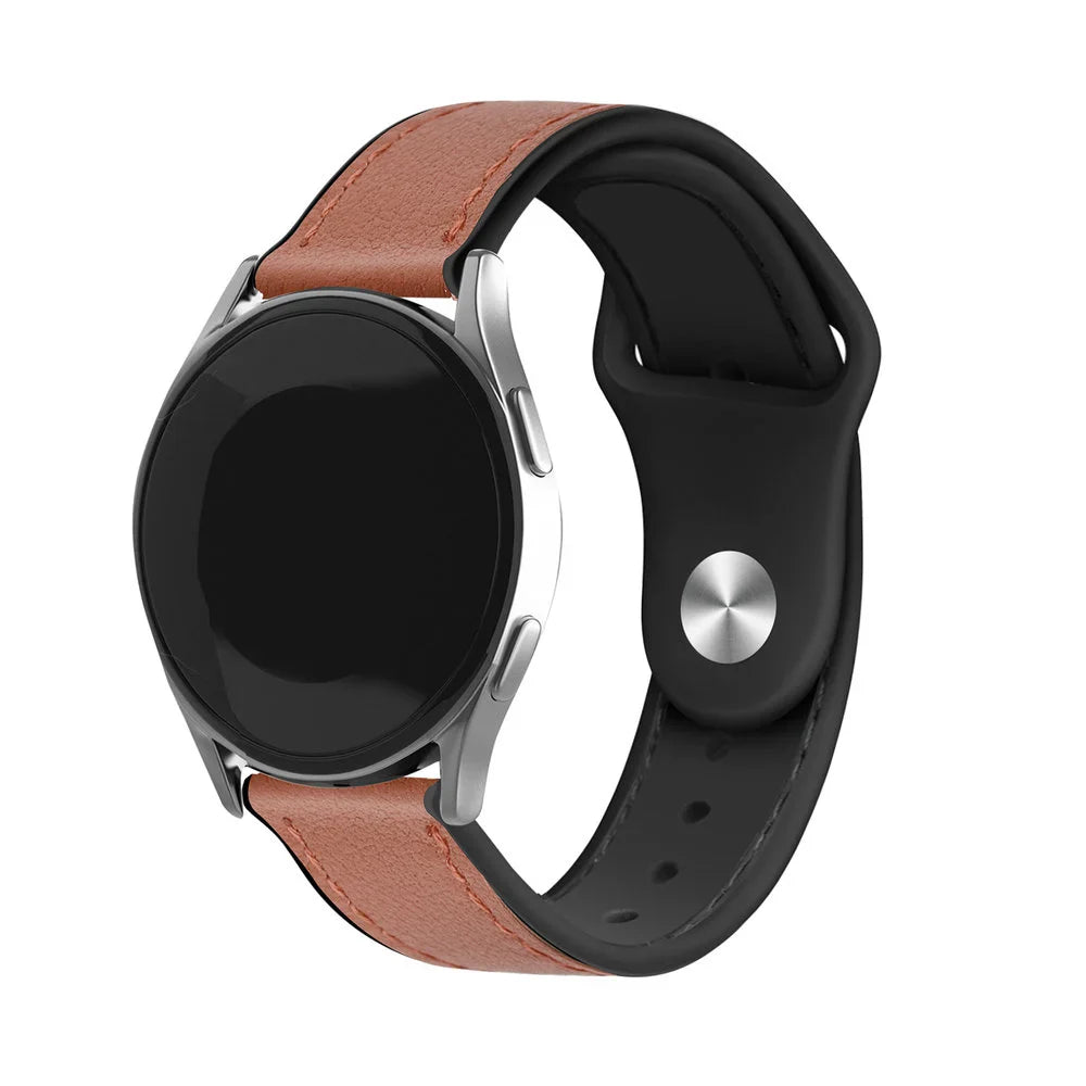 Correa cuero híbrida Xiaomi Watch 2 (marrón claro)