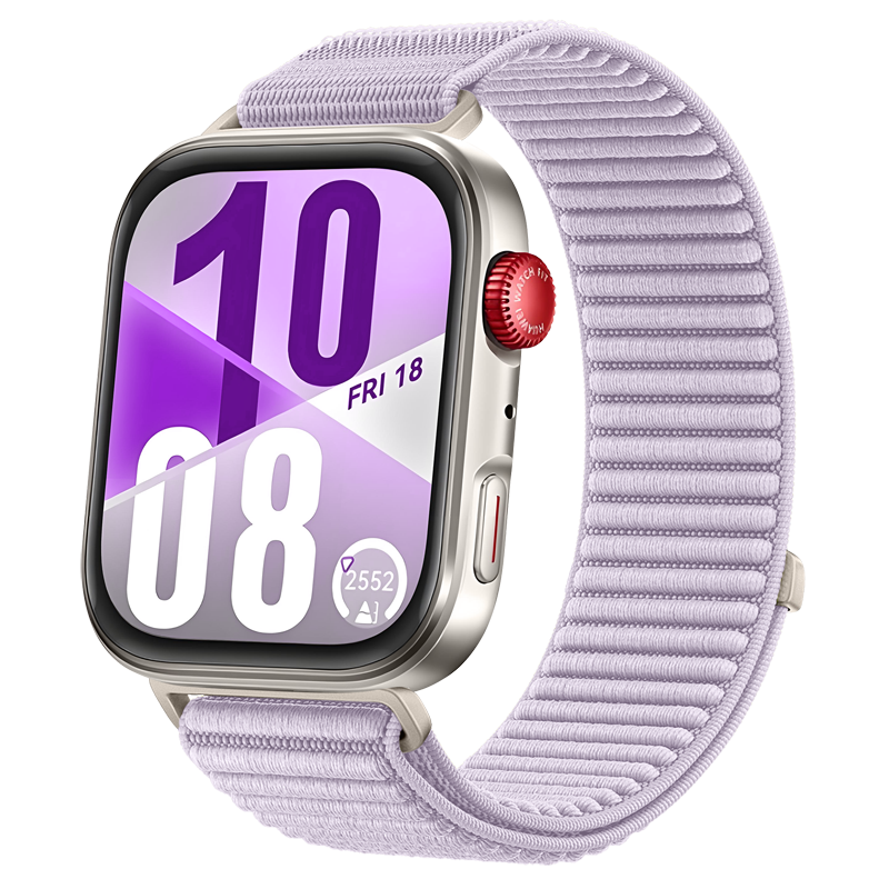 Huawei Watch Fit 4 Nylon Wave Strap (Light Purple)