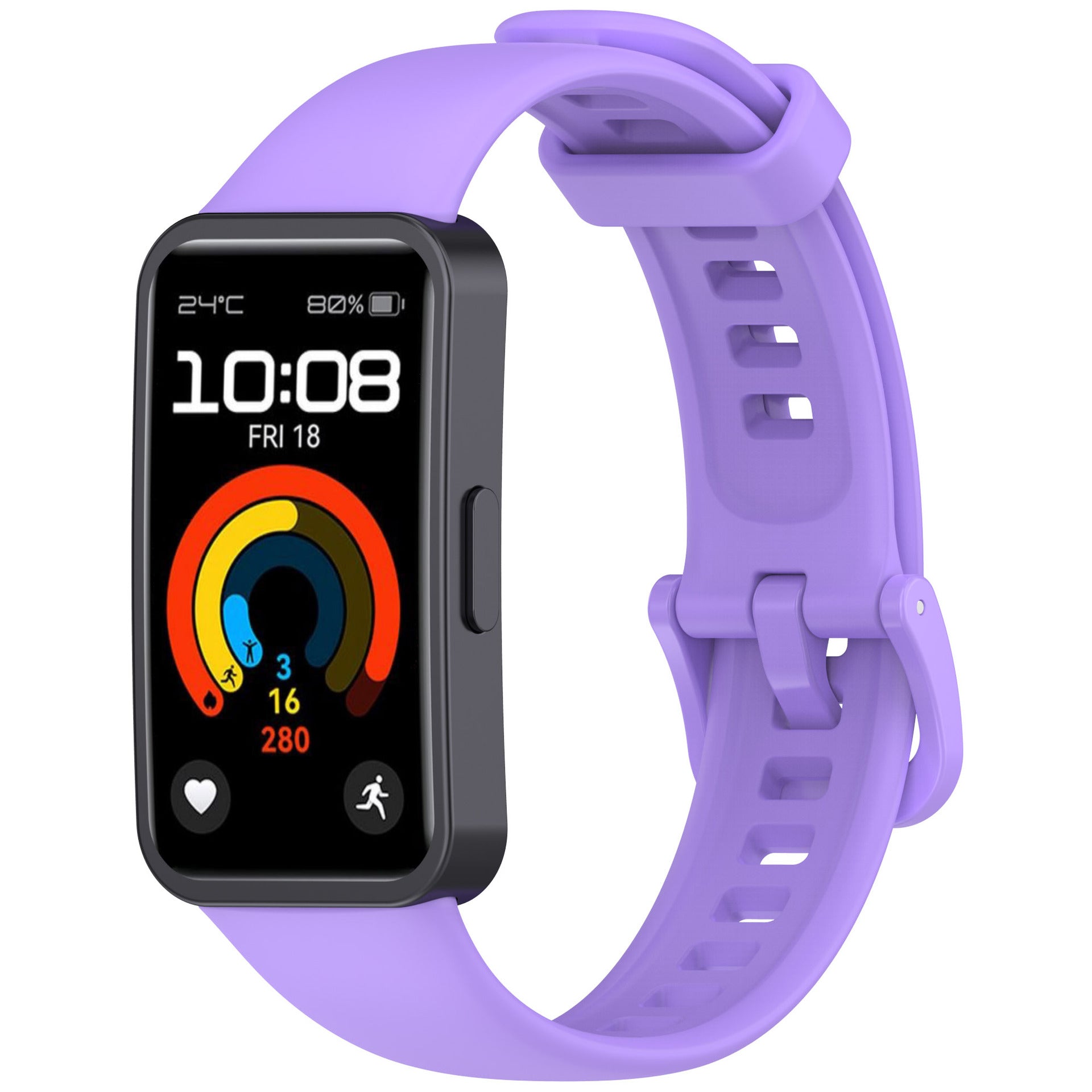 Huawei Band 8 Silicone Classic Strap (Lilac)