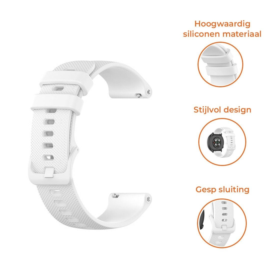 Polar Vantage V3 Premium Silicone Strap (White)